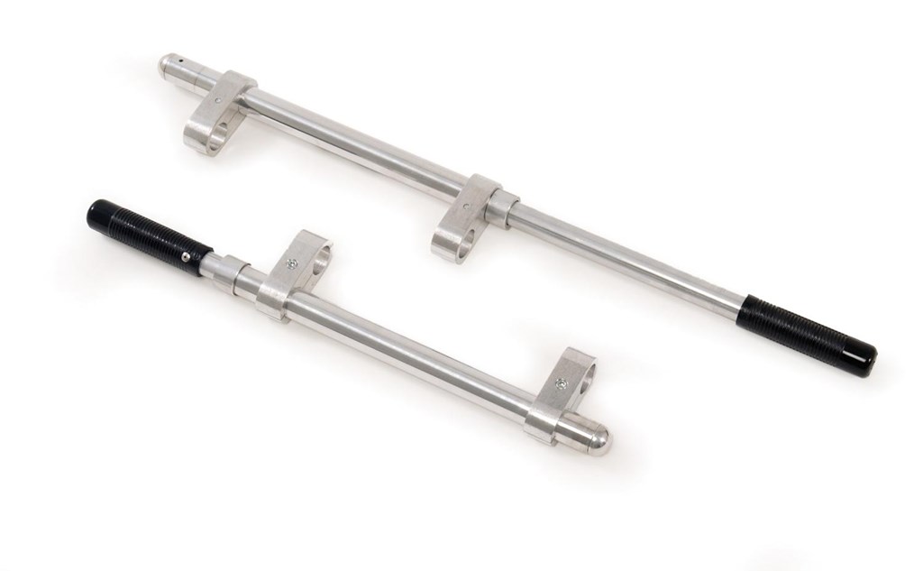 Uitschuifbare handgrepen voor draagberrie Model 715