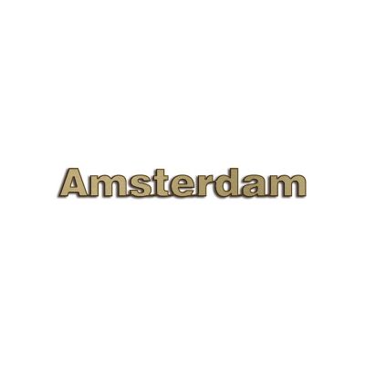 Type Amsterdam | 3mm Brons