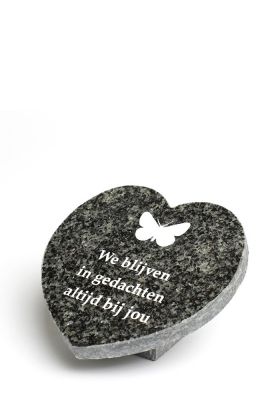 A139G | Hart + tekst | 12x12x1cm