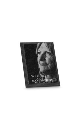 FB1VLP | Marlin + Tekst + Laserfoto persoon | 15x20cm