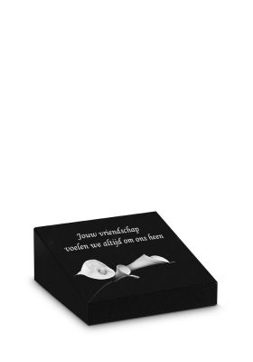FBMM1AL | Marlin + Tekst + Lasertekening | 17x17x3/7cm
