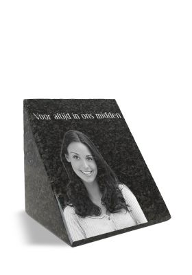 PFR4LP | Marlin + Tekst + Laserfoto persoon | 10x10x14cm