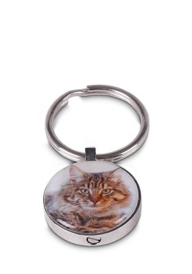 Sleutelhanger Rond met asvoorziening