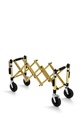 SPZC00804A - Foldable mortuary trolley - Alu bronze