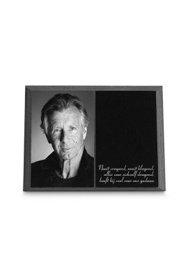 T1825LP | Marlin + Tekst & Laserfoto persoon | 18x25cm