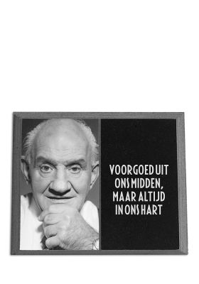 T2535LP | Marlin + Tekst & Laserfoto persoon | 25x35cm