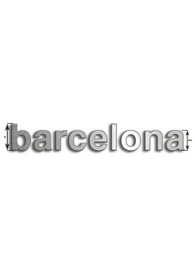 Type Barcelona | Inox 8mm