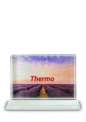 Signdesign Thermo | Rectangle en cristal