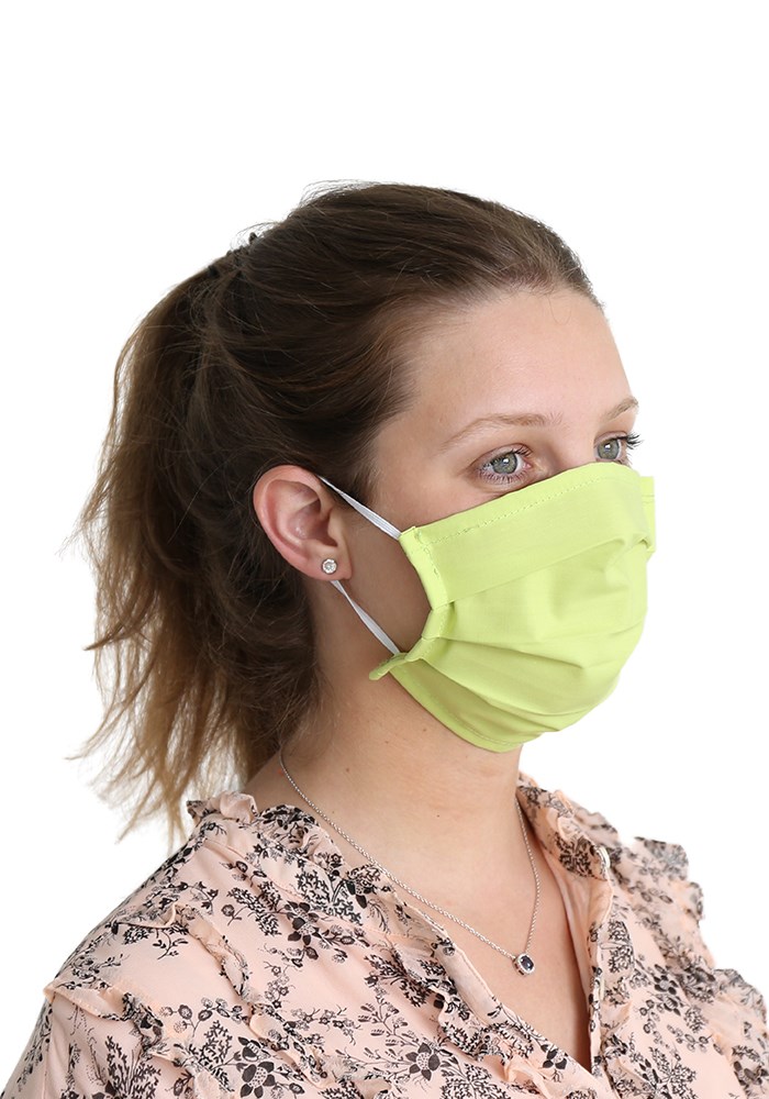MMASKER_KATOEN_3ELA_GROEN | 100% katoen - Groen - per 10