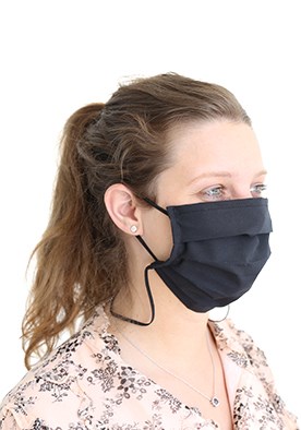 MMASKER_KATOEN_3ELA_ZWART | 100% katoen - Zwart - per 10