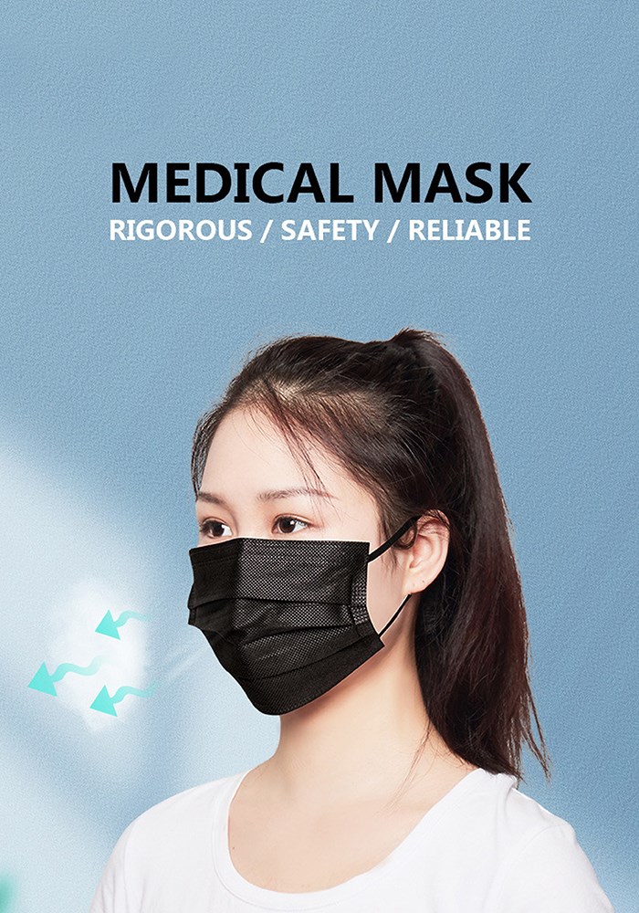 MMASKER_SURGICAL_BLACK | Per 40