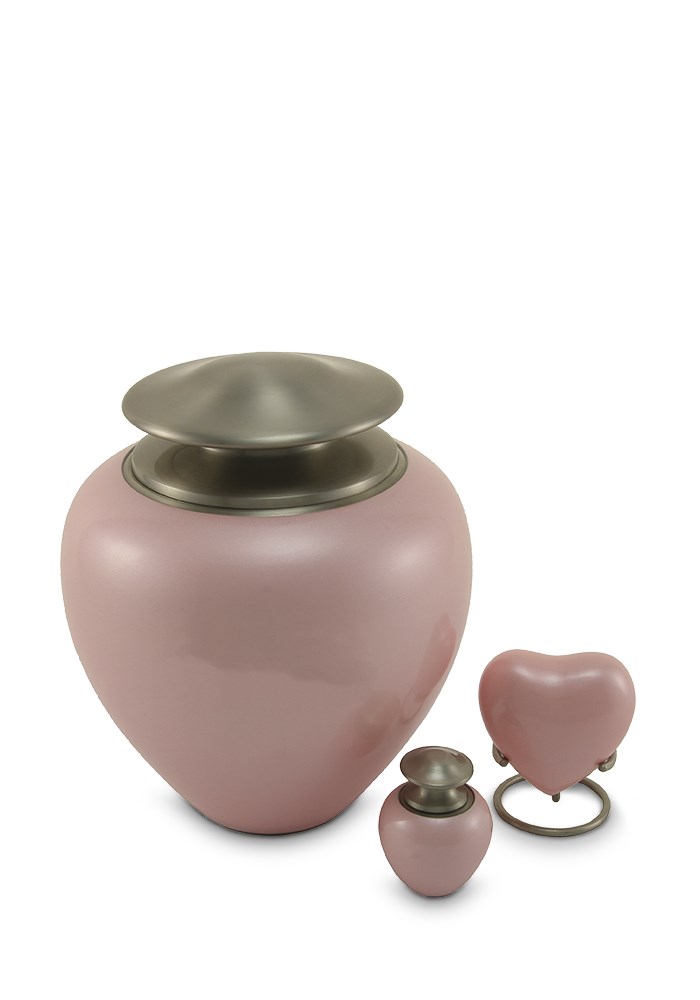 TB5262H | Satori Pearl Pink heart keepsake